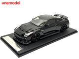 One Model 1:18 Nissan GT-R R35 Custom Edition in Glossy Black