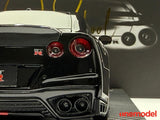 One Model 1:18 Nissan GT-R R35 Custom Edition in Glossy Black