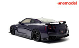 One Model 1:18 Nissan GT-R R35  Custom Edition in Midnight Purple