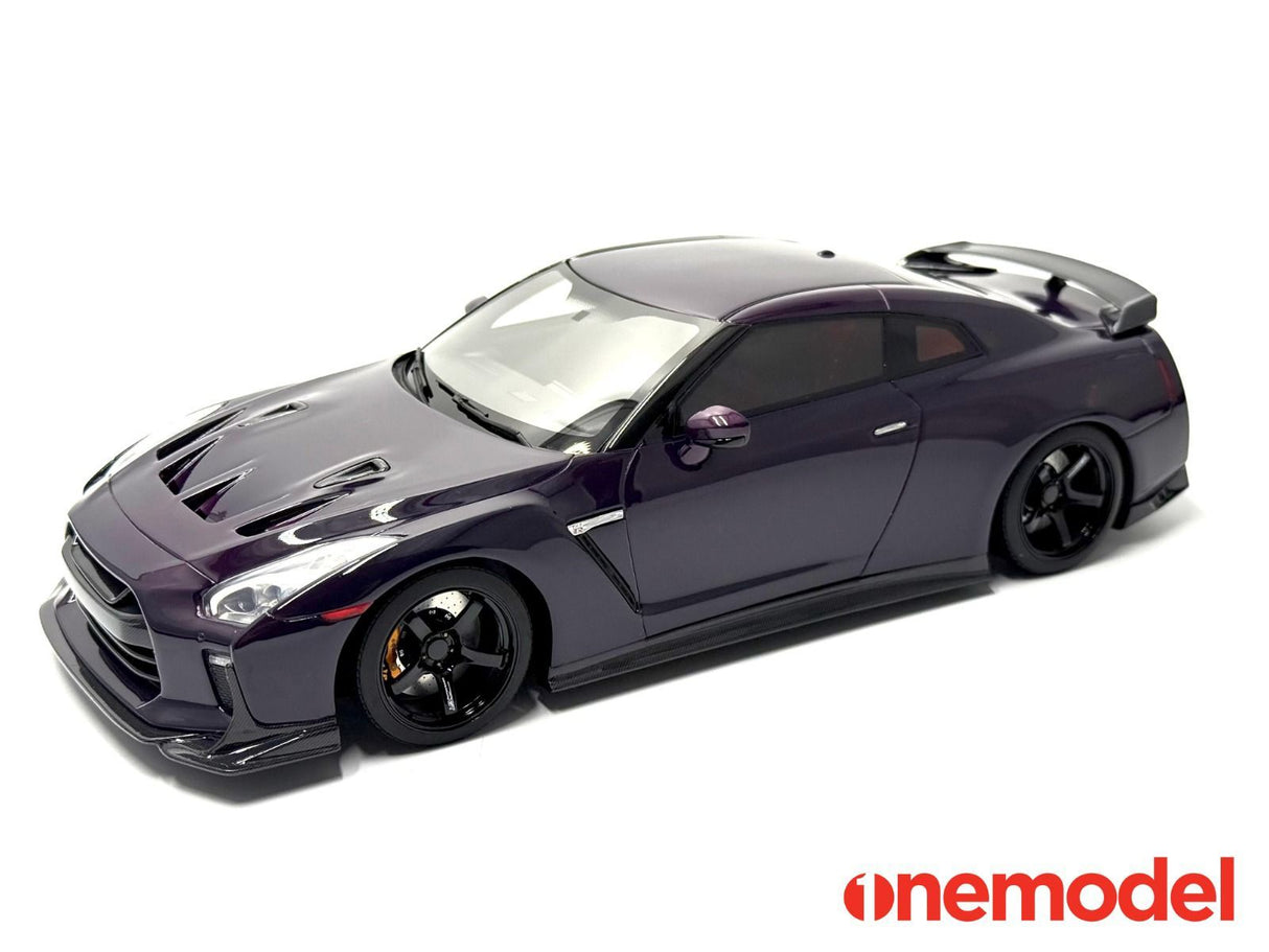 One Model 1:18 Nissan GT-R R35  Custom Edition in Midnight Purple