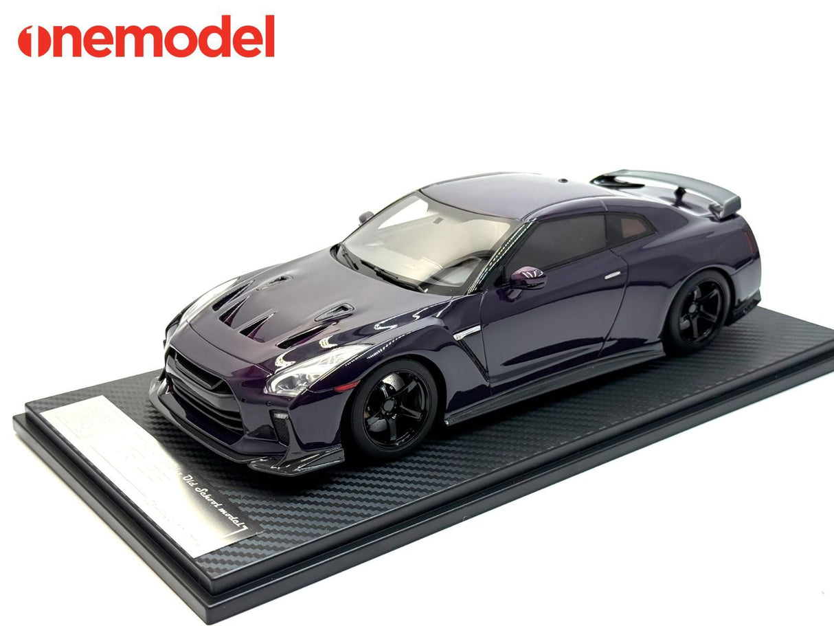 One Model 1:18 Nissan GT-R R35  Custom Edition in Midnight Purple