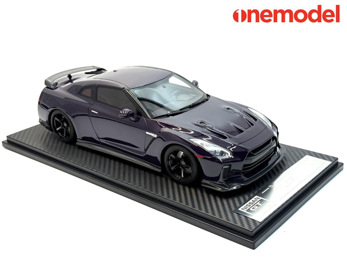 One Model 1:18 Nissan GT-R R35  Custom Edition in Midnight Purple