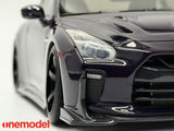One Model 1:18 Nissan GT-R R35  Custom Edition in Midnight Purple