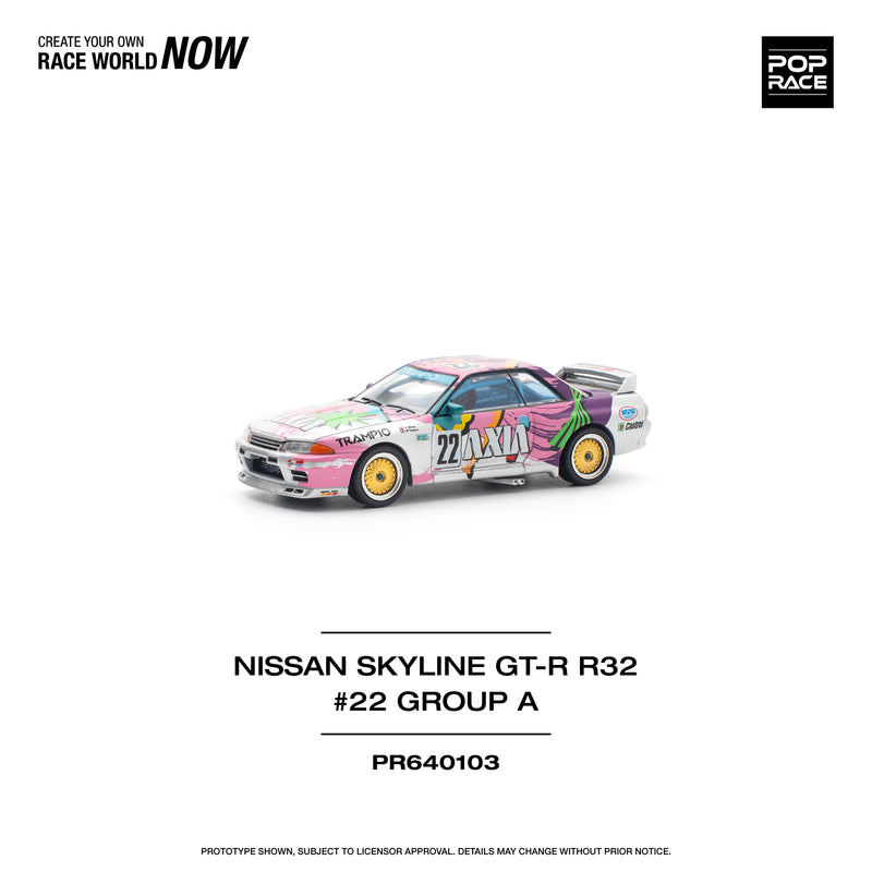 *PREORDER* Pop Race 1:64 Nissan Skyline GT-R R32