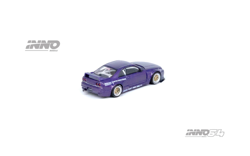INNO64 1:64 Nissan Skyline GT-R (R33) "Pandem / Rocket Bunny" in Purple
