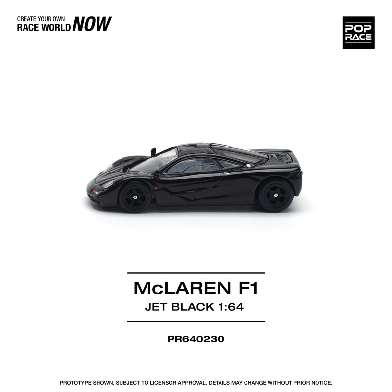 *PREORDER* Pop Race 1:64 McLaren F1 in Jet Black