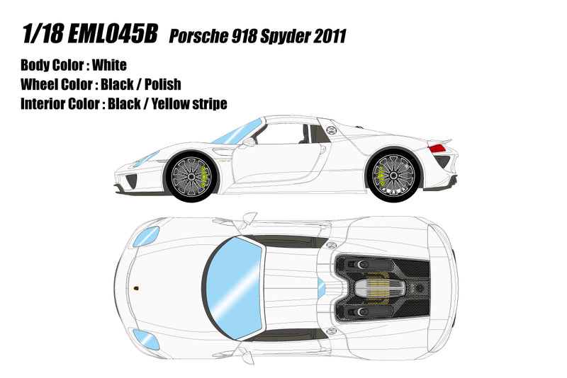 *PREORDER* Make Up Co., Ltd / Eidolon 1:18 Porsche 918 Spyder 2011