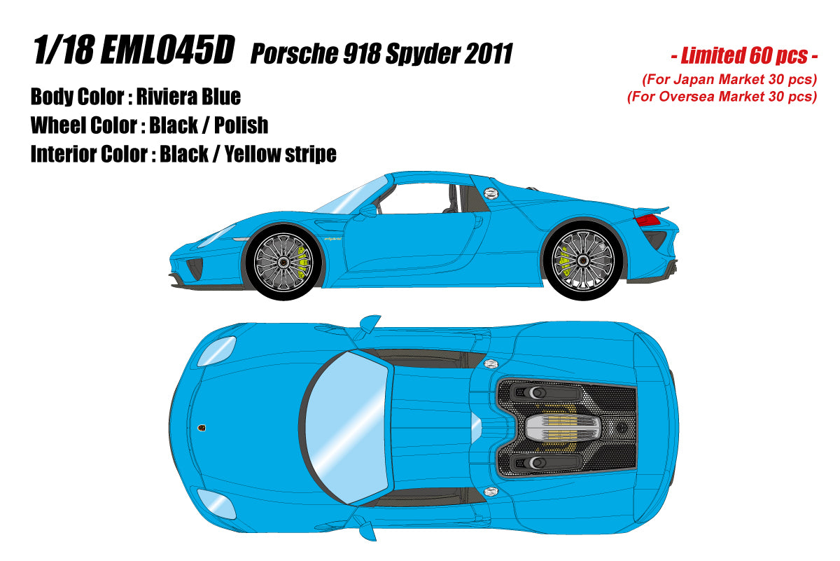 Make Up Co., Ltd / Eidolon 1:18 Porsche 918 Spyder 2011
