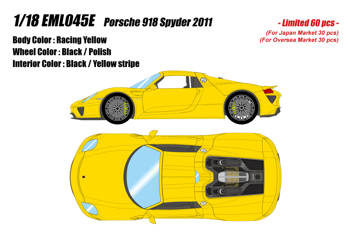 Make Up Co., Ltd / Eidolon 1:18 Porsche 918 Spyder 2011