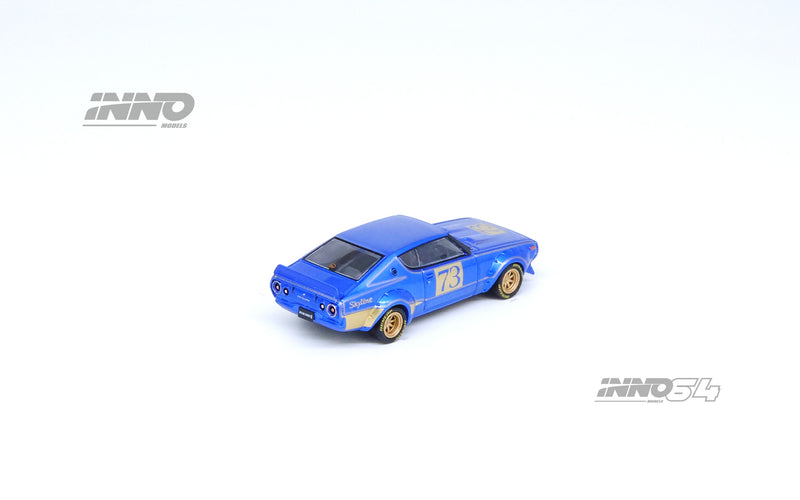 INNO64 1:64 Nissan Skyline 2000GT-R (KPGC110) in Blue Metallic