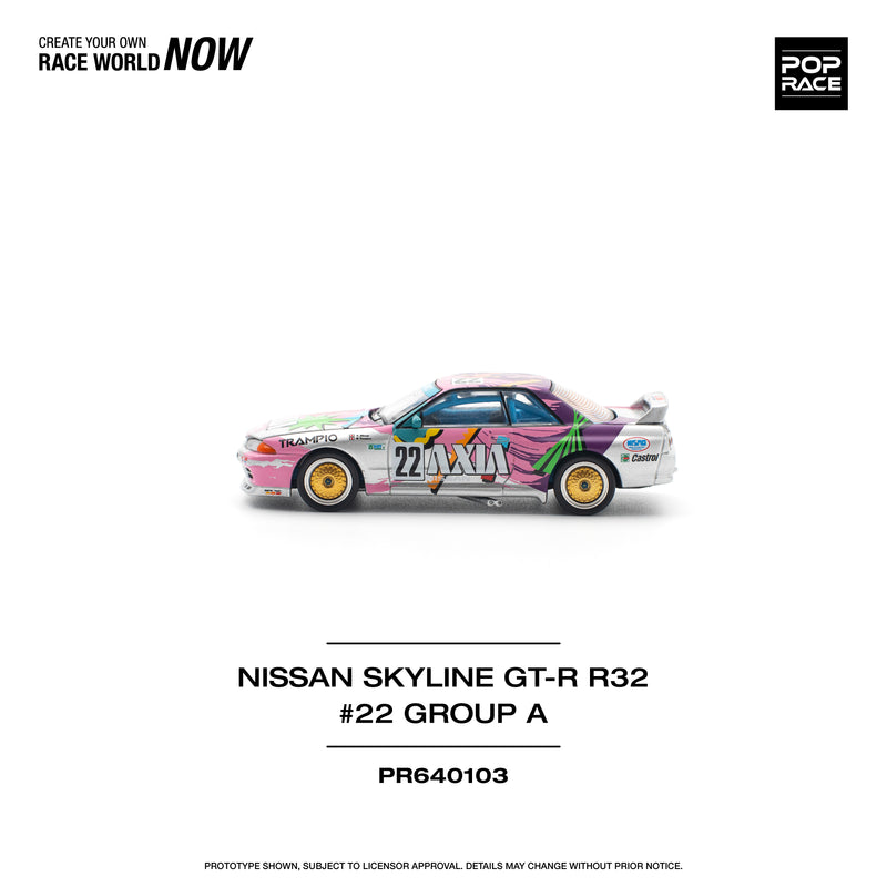 *PREORDER* Pop Race 1:64 Nissan Skyline GT-R R32