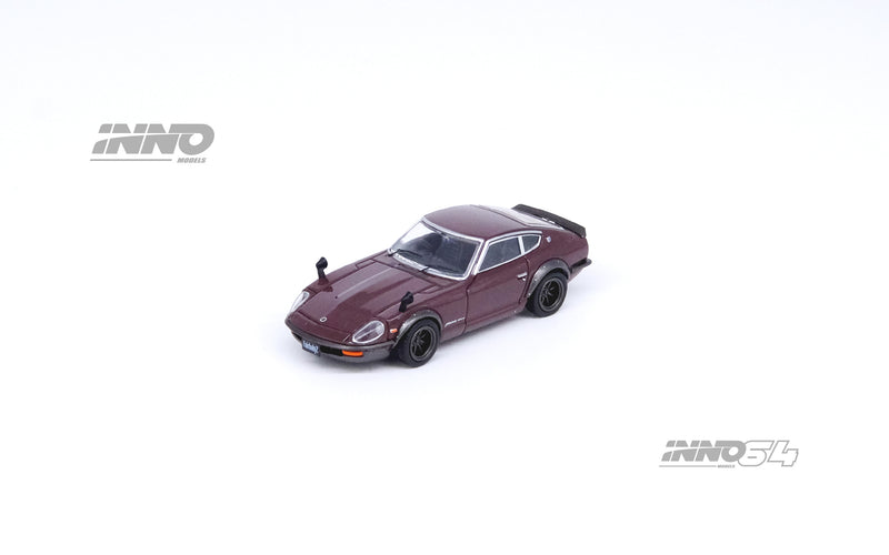 INNO64 1:64 Nissan Fairlady 240ZG (HS30) in Maroon