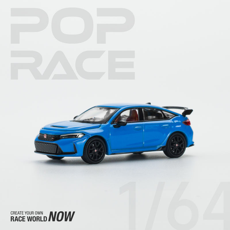 Pop Race 1/64 Honda Civic (FL5) in Boost Blue Pearl