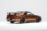 MotorHelix 1:18 Nissan Skyline GT-R (R34) Customized Version - Metallic Bronze