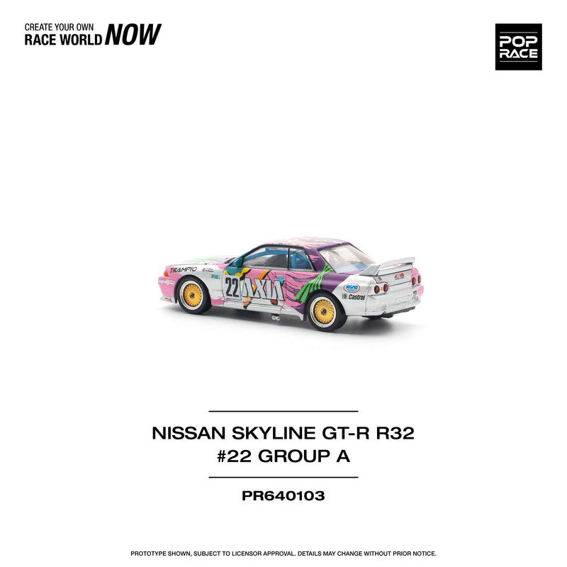 *PREORDER* Pop Race 1:64 Nissan Skyline GT-R R32