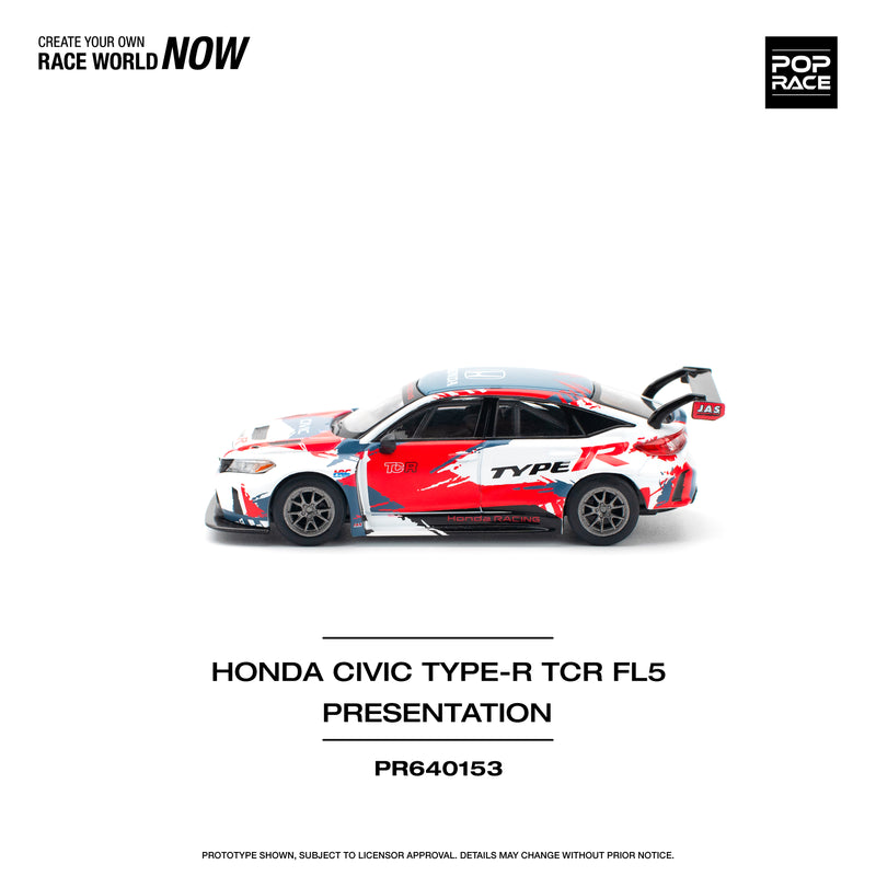 *PREORDER* Pop Race 1:64 Honda Civic Type-R FL5) TCR Presentation Version