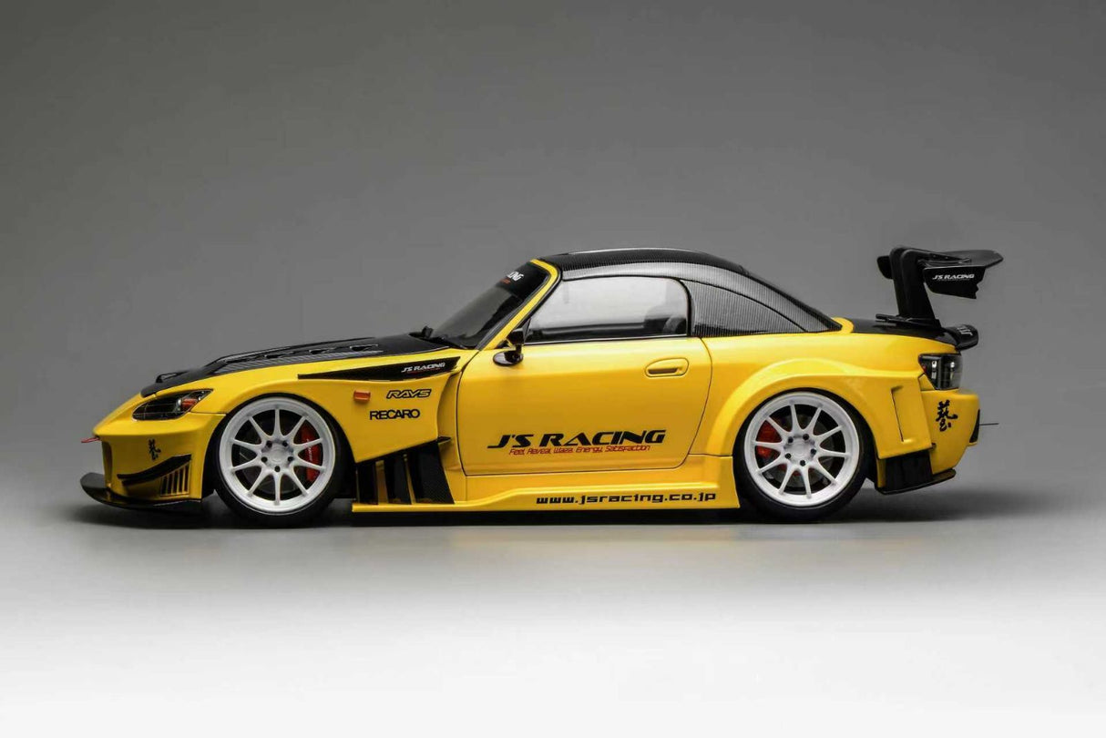 *PREORDER* MotorHelix 1:18 Honda S2000 J's Racing in New Indy Yellow Pearl