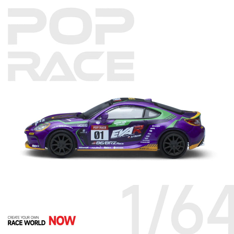 Pop Race 1/64 Toyota GR86 EVA 01 Racing Livery