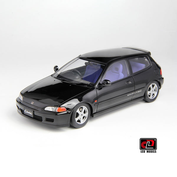 LCD Models 1:18 Honda Civic (EG6) SiR II in Black