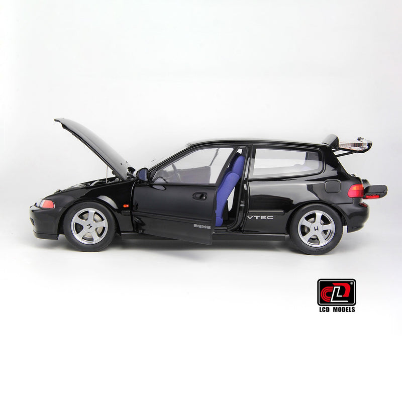 LCD Models 1:18 Honda Civic (EG6) SiR II in Black