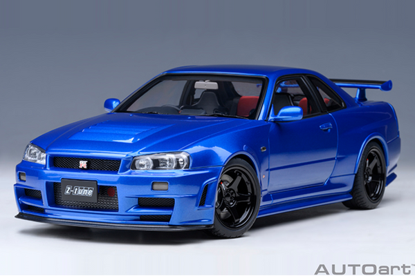 AUTOart 1:18 Nissan Skyline GT-R (R34) NISMO Z-Tune in Bayside Blue