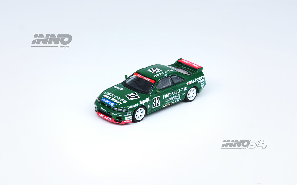 INNO64 1:64 Nissan GT-R (R33) #11 "PRINCE CHIBA FALKEN" N1 Super Endurance Series - Tokachi 24H 1996