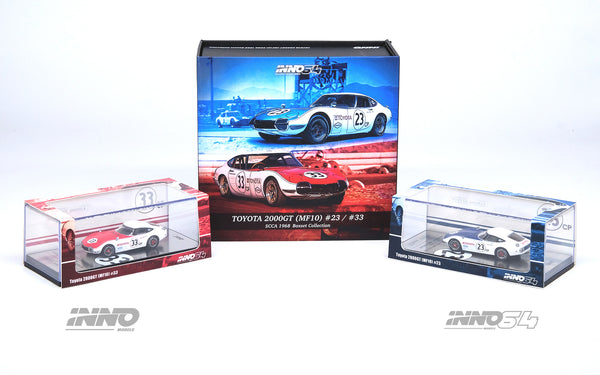 INNO64 1:64 Toyota 2000GT #23 & #33 SCCA 1968 Box Set Collection