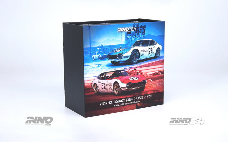 INNO64 1:64 Toyota 2000GT #23 & #33 SCCA 1968 Box Set Collection