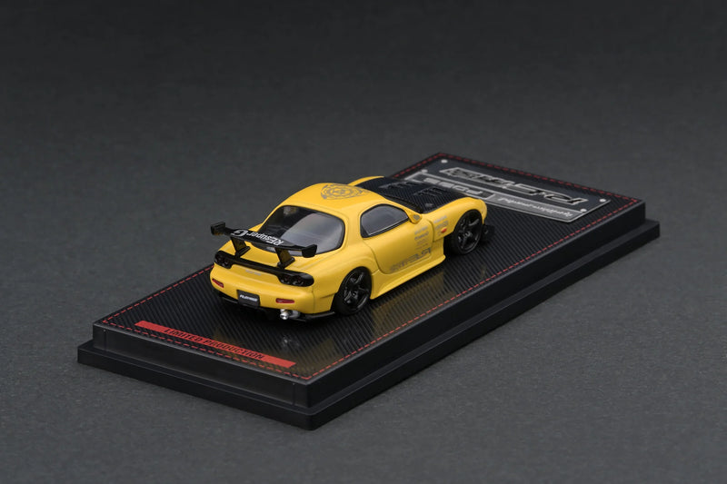 Ignition Model 1:64 Mazda RX-7 FD3S RE Amemiya Yellow