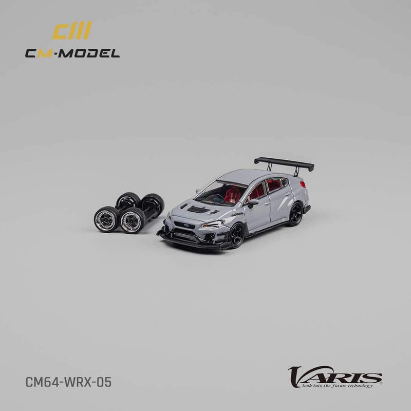 *PREORDER* CM Model 1:64 Subaru Impreza STi VARIS Widebody 2.0 in Gray