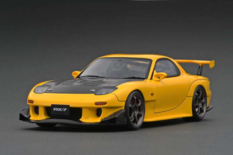 Ignition Model 1:18 Mazda RX-7 (FD3S) RE-Amemiya in Yellow