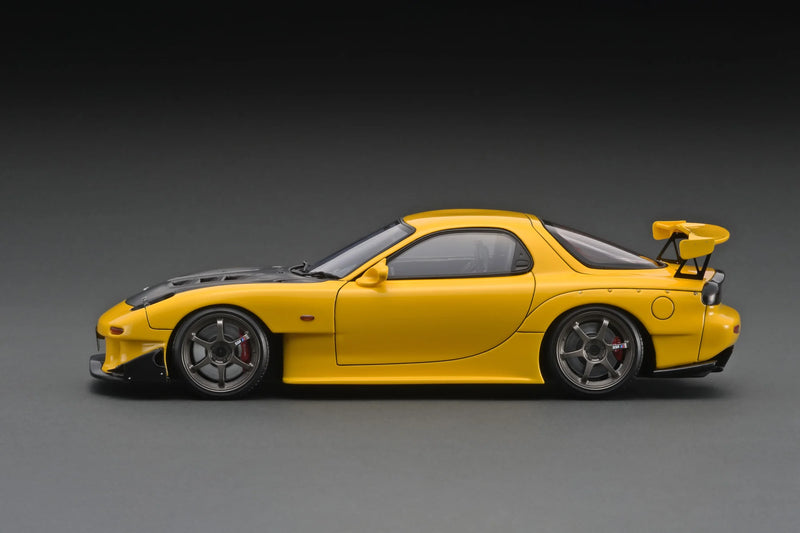 Ignition Model 1:18 Mazda RX-7 (FD3S) RE-Amemiya in Yellow