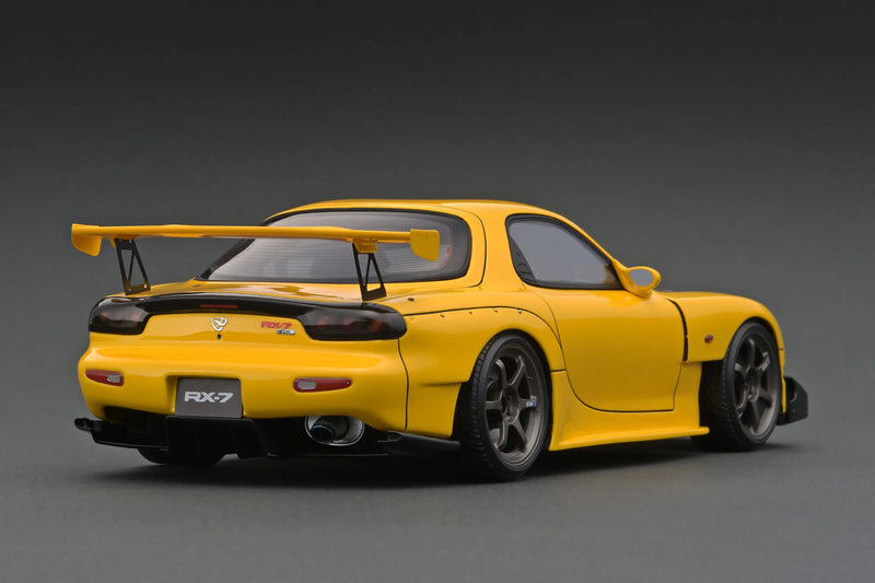 Ignition Model 1:18 Mazda RX-7 (FD3S) RE-Amemiya in Yellow