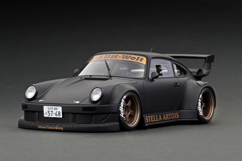 Ignition Model 1:18 Porsche 930 RWB in Matte Black