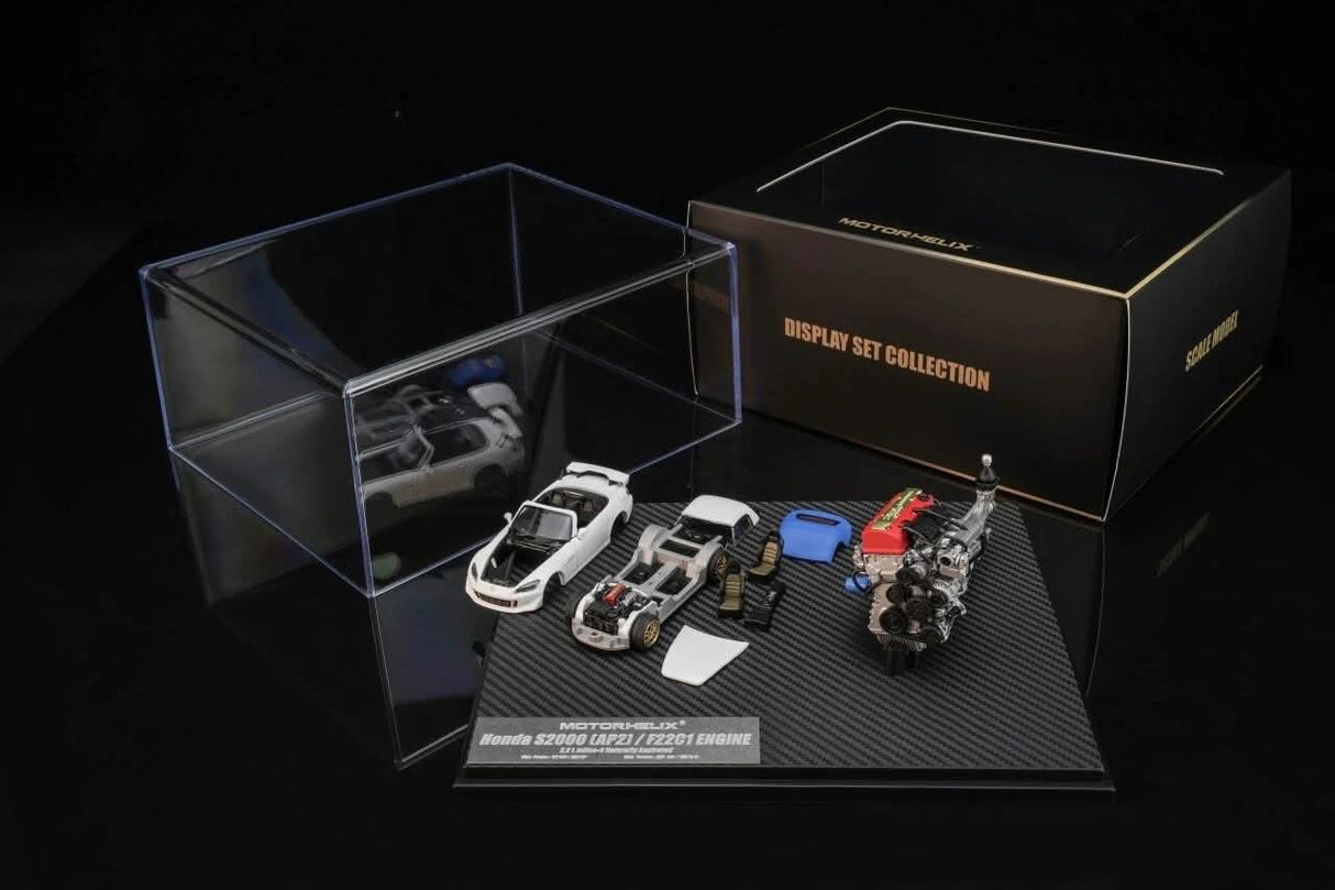 MotorHelix 1:64 Honda S2000 (AP2) with F22C1 Engine Display HEC 2026 Event Model (ONE PER CUSTOMER PER ORDER)