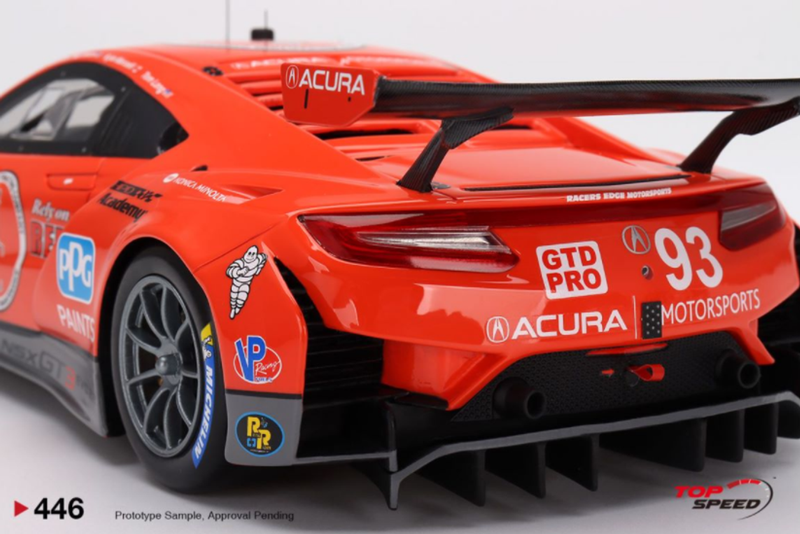 TopSpeed Models 1:18 Acura NSX GT3 EVO22