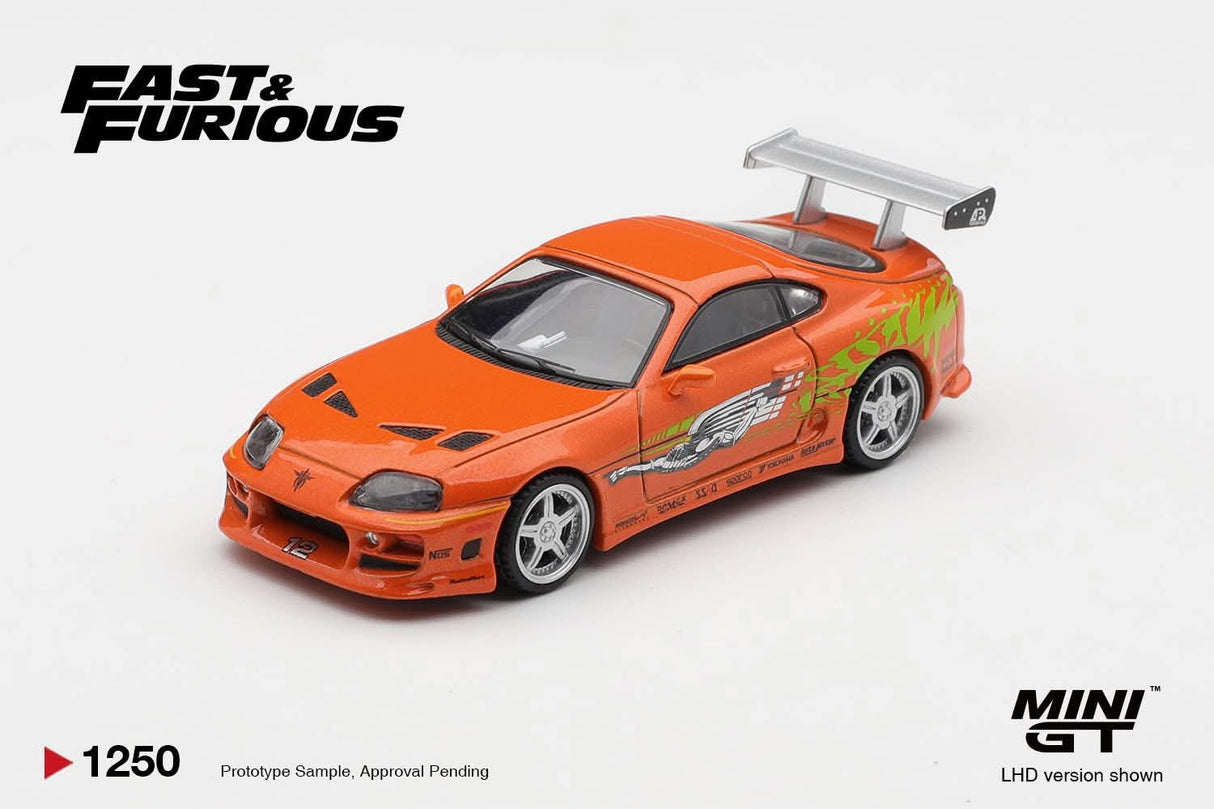 *PREORDER* MINIGT 1:64 Toyota Supra BOMEX “The Fast and the Furious” Brian O’Conner