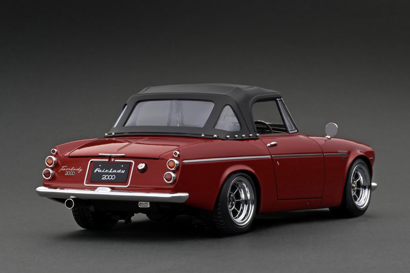 Ignition Model 1:18 Datsun Fairlady 2000 (SR311) in Burgundy Red