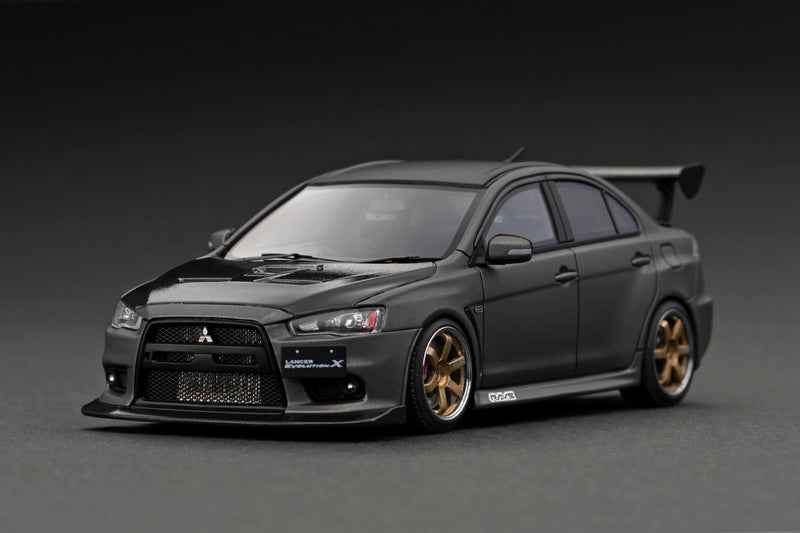 Ignition Model 1:43 Mitsubishi Lancer Evolution X (CZ4A) in Matte Gun Metallic