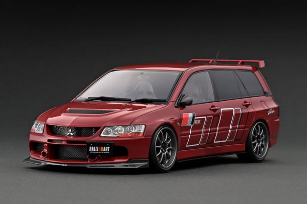 Ignition Model 1:18 Mitsubishi Lancer Evolution Wagon (CT9W) in Red