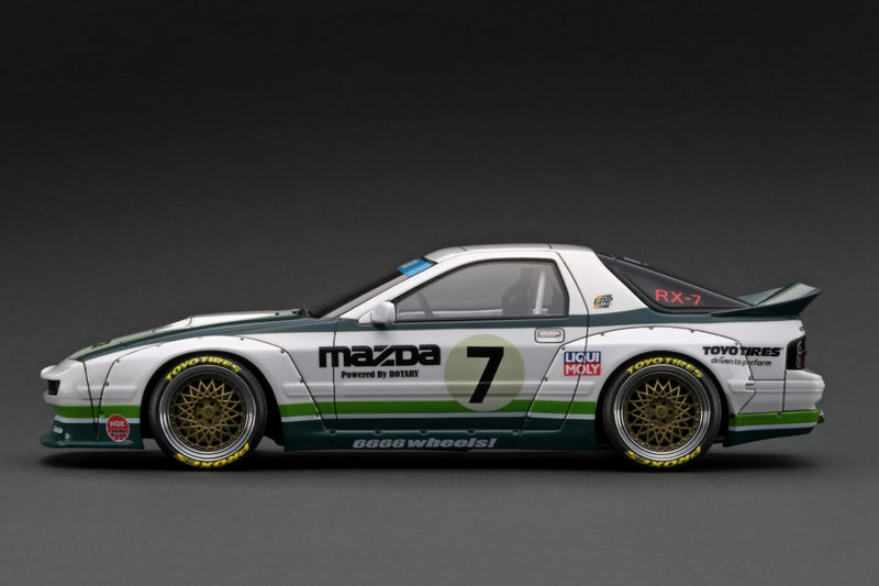 Ignition Model 1:18 Mazda RX-7 (FC3S) Pandem in White / Green