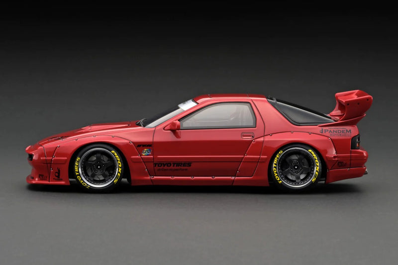 Ignition Model 1:18 Mazda RX-7 (FC3S) Pandem in Red