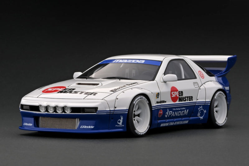 Ignition Model 1:18 Mazda RX-7 (FC3S) Pandem in White / Blue