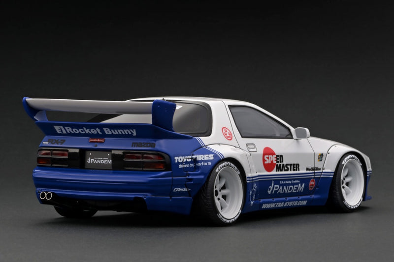 Ignition Model 1:18 Mazda RX-7 (FC3S) Pandem in White / Blue