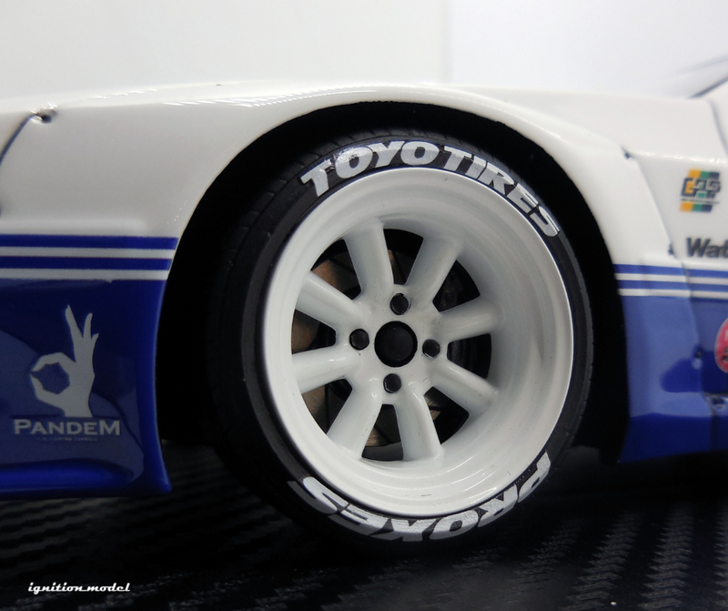 Ignition Model 1:18 Mazda RX-7 (FC3S) Pandem in White / Blue