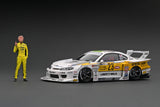 Ignition Model 1:18 Nissan Silvia (S15) LBWK Super Silhouette with Mr. Hibino Figure