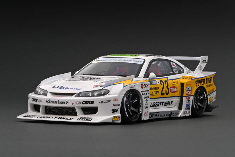 Ignition Model 1:18 Nissan Silvia (S15) LBWK Super Silhouette with Mr. Hibino Figure