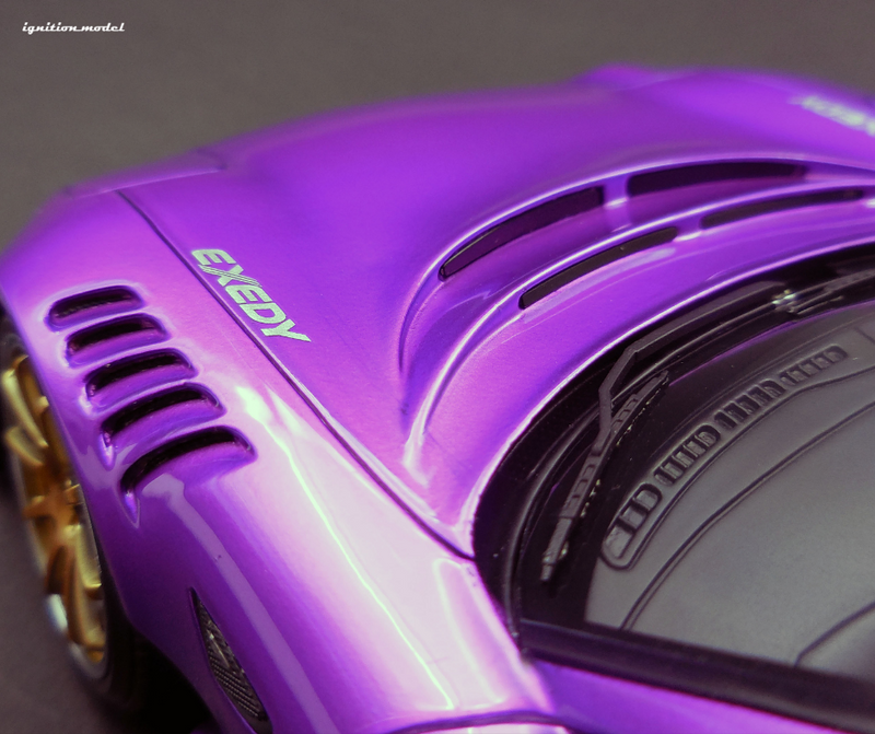 Ignition Model 1:18 Mazda RX-7 (FD3S) FEED Afflux GT3 in Purple Metallic