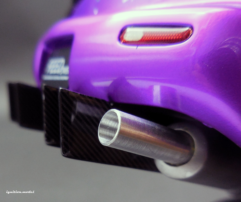 Ignition Model 1:18 Mazda RX-7 (FD3S) FEED Afflux GT3 in Purple Metallic