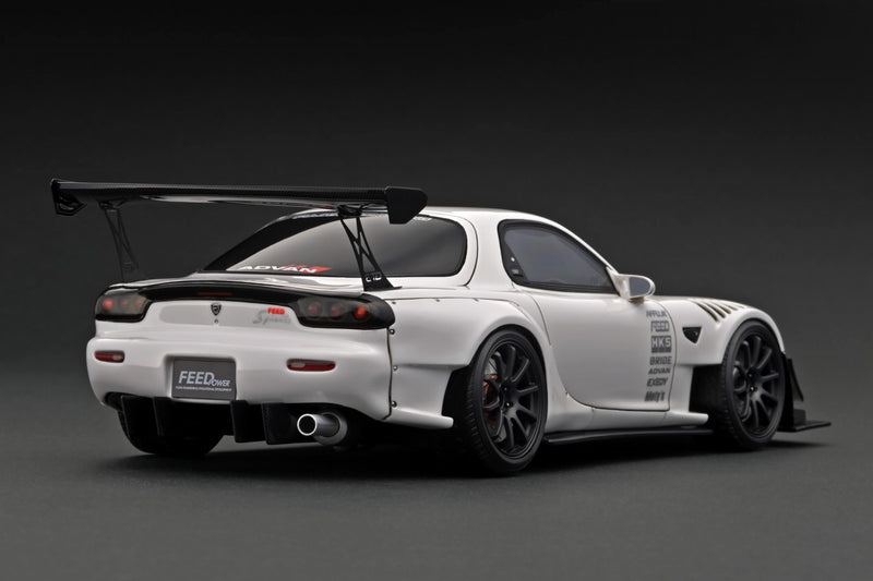 Ignition Model 1:18 Mazda RX-7 (FD3S) FEED Afflux GT3 in White